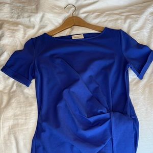 Sezane Pippa Dress in Electric Blue